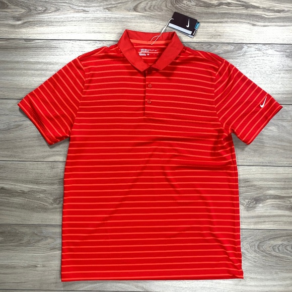 Nike Other - Nike Golf Dri-Fit Polo Striped Standard Fit